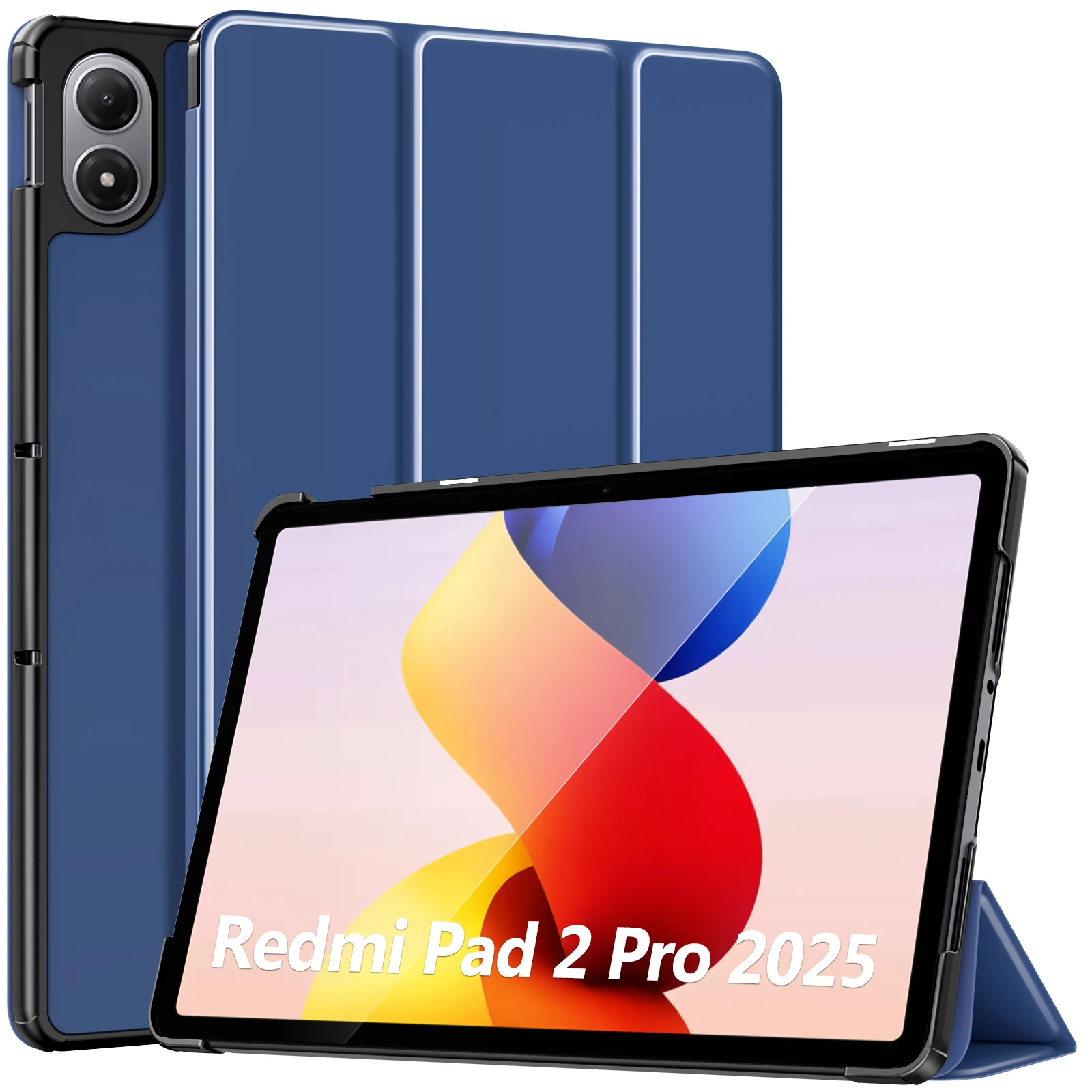 

Slim Lightweight Stand Hard Back Shell for Xiaomi Redmi Pad 2 Pro 12.1 Inch 2025 Protective Cover with Auto Wake/Sleep