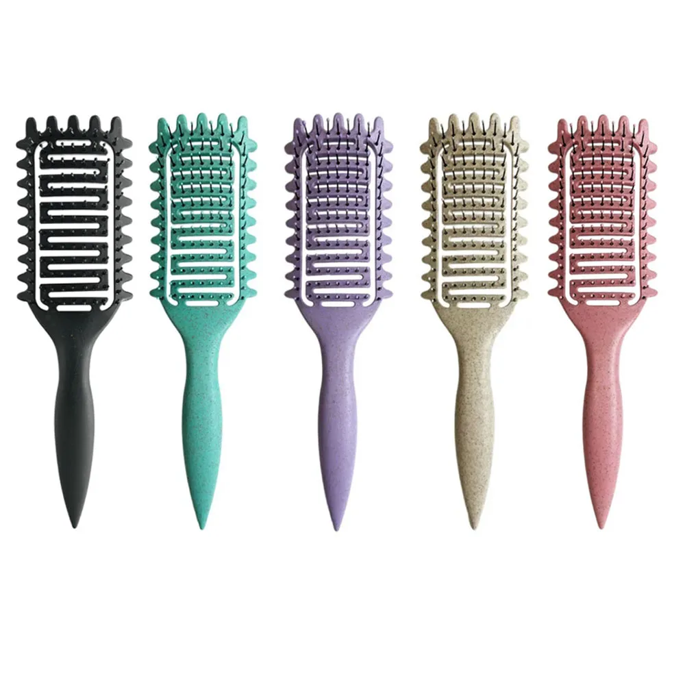 

1 шт., 3 в 1, щетка для укладки локонов, полая щетина кабана, распутывающая щетка для волос, расческа для splątanych волос, инструменты для формирования и укладки