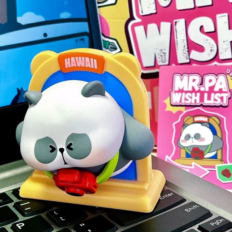 Neue Original Blind Box Mr.Pa Wunschliste Serie Kawaii Desktop Handgemachte Ornamente Cartoon Zimmer Dekor Modell Mystery Box Spielzeug Geschenke
