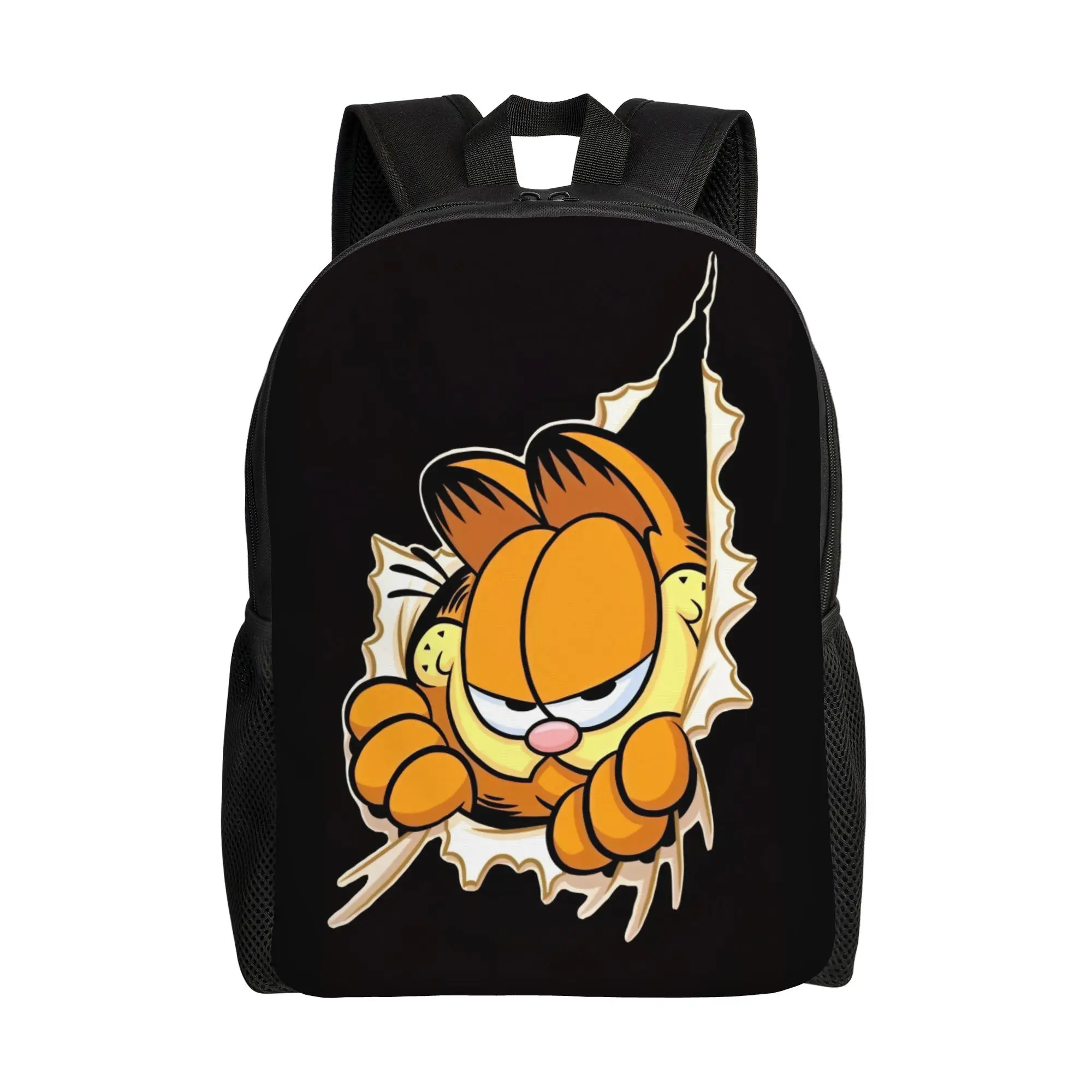

Рюкзак с изображением Гарфилда, мультяшный аниме-рюкзак для подростков, уличный рюкзак для студентов, походный, дорожный, городской рюкзак для мужчин и женщин, сумка через плечо для колледжа