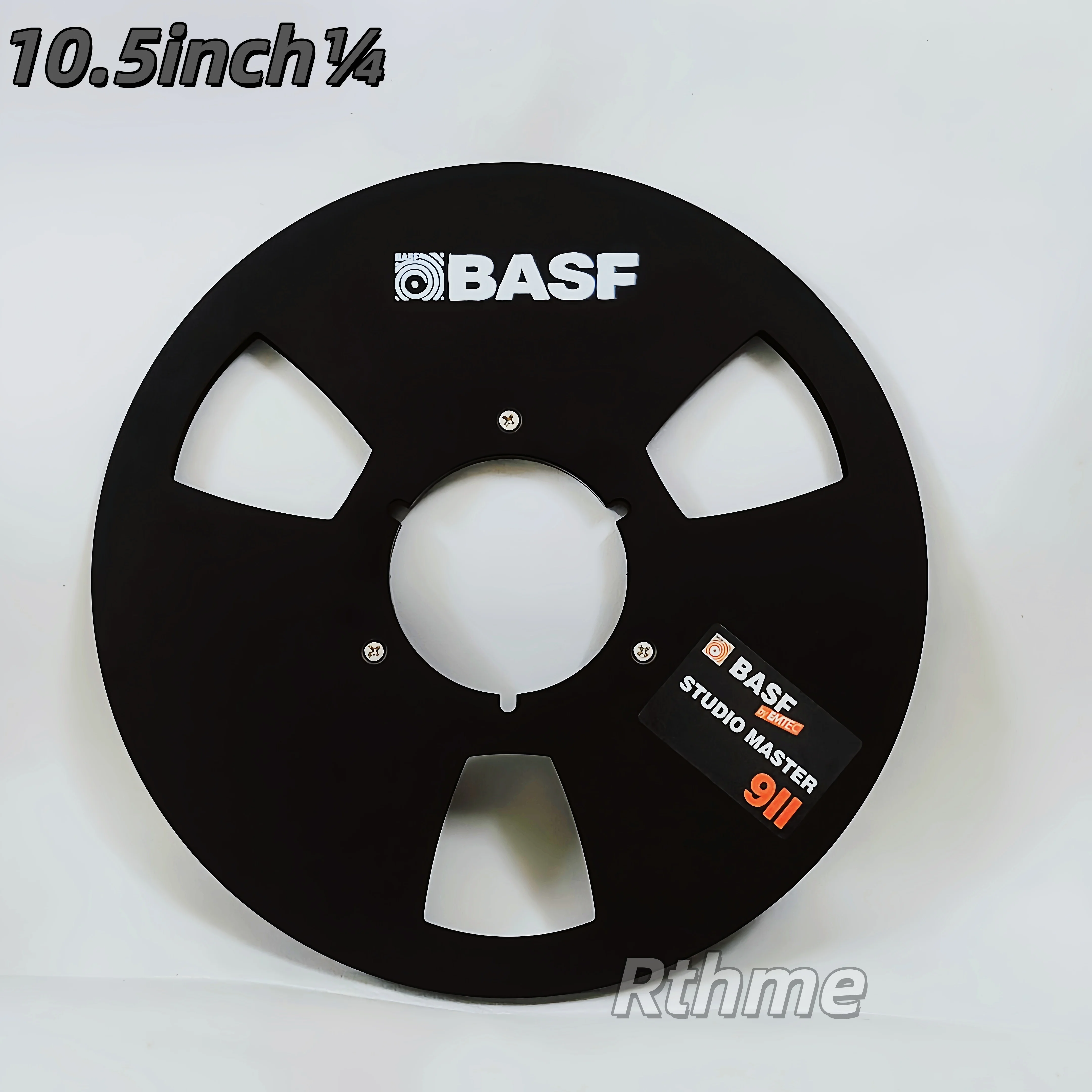 Nuevo carrete de aluminio de 10.5'' x 1/4'' para grabadoras de cinta de rollo a rollo BASF, carrete de recogida vacío compatible con Studer