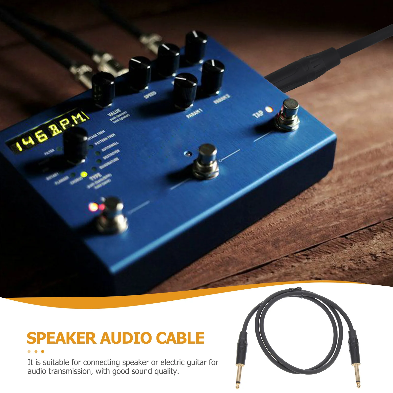 

Audio Line Electric Guitars Cord Adapter Instrument Cable to Amplifier Pvc Speaker Lead