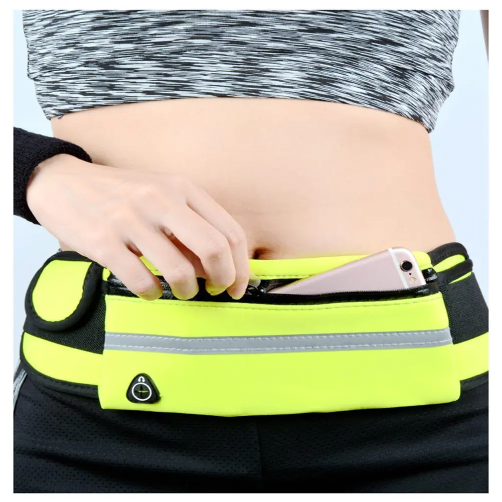 New Running Bag Cycling Bag Waist Bag Belt Bag Waterproof Sports Fanny Pack Mobile Phone Case Gym Running Jogging Run Pouch