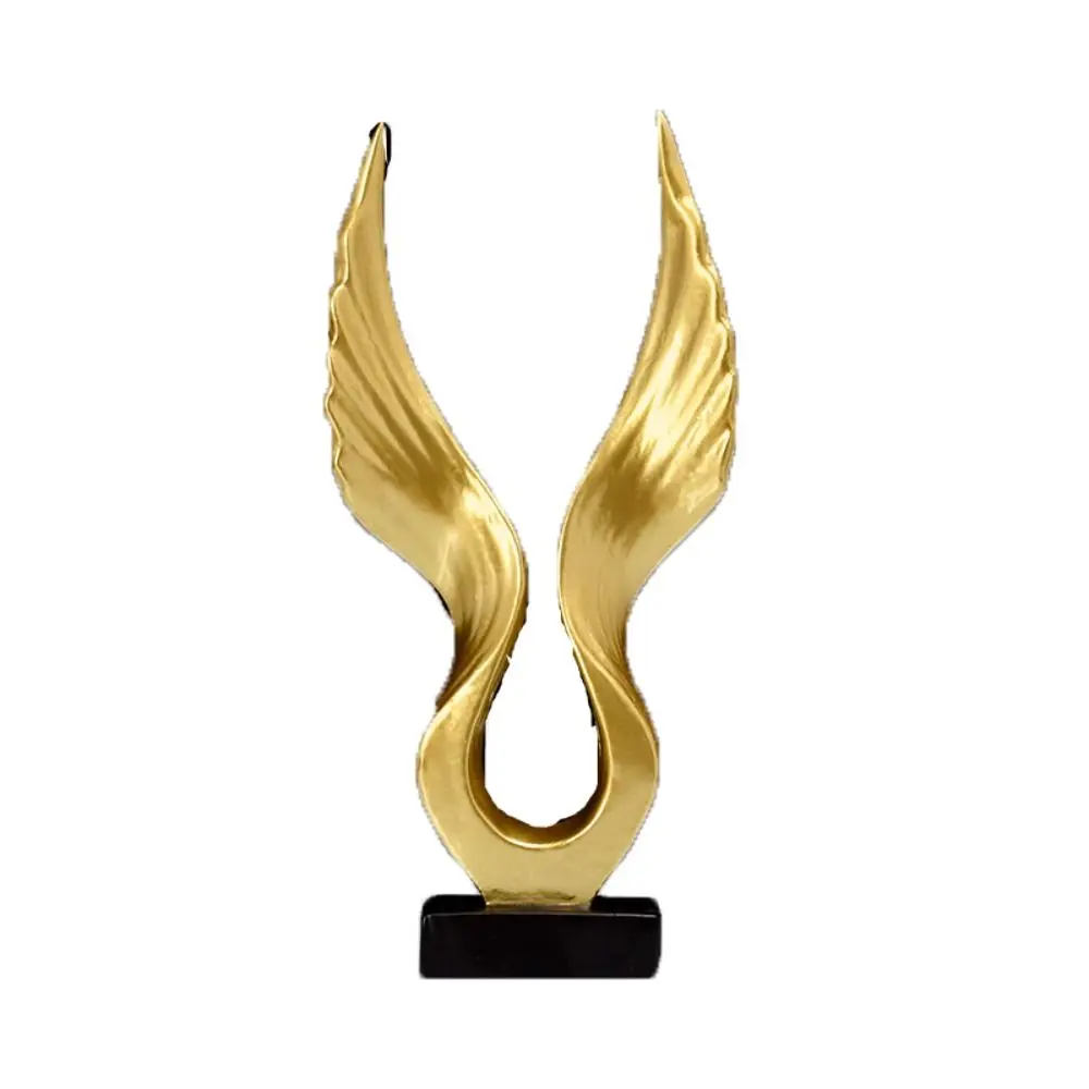 Cabinet Decor Angel's Wing Bookcase Decoration High Quality Eagle  Ornaments Animal Wings Statue Desktop Ornaments Resin Crafts