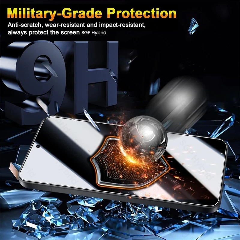 5-1 piece of 9H tempered glass screen protector, suitable for Samsung Galaxy A57 5G A37 A27 A17 A07 high-definition film view 5