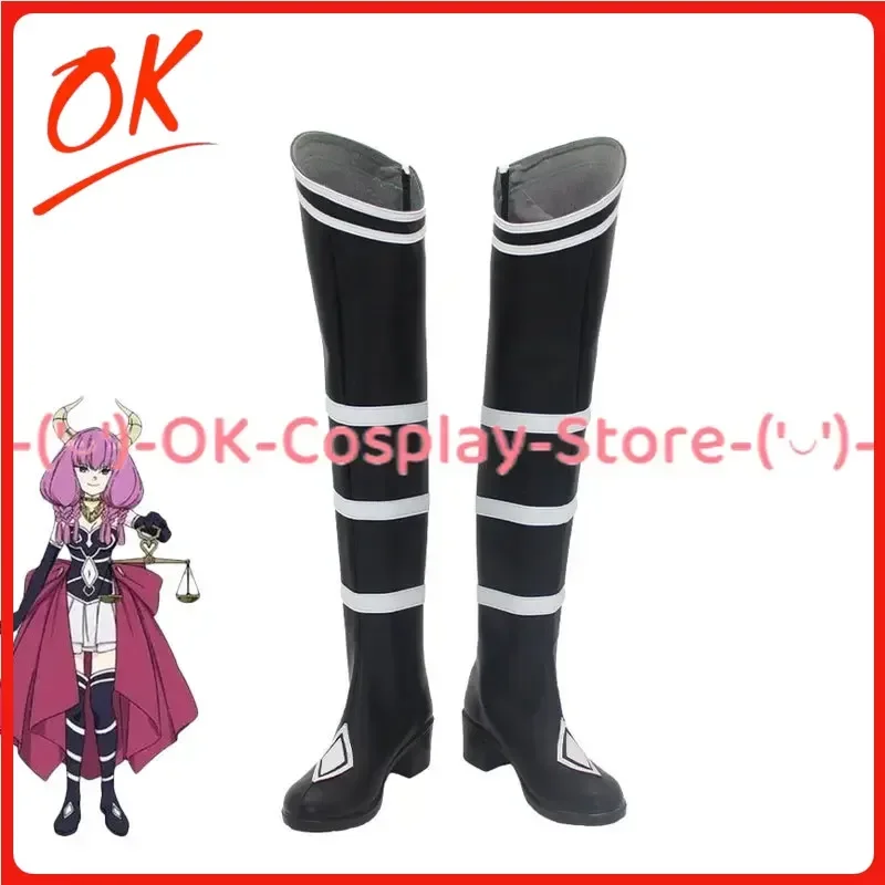 [Customized Size] Frieren: Beyond Journey's End Aura Cosplay Shoes Anime Roleplay Costume Prop Halloween Party Boots PU Leather