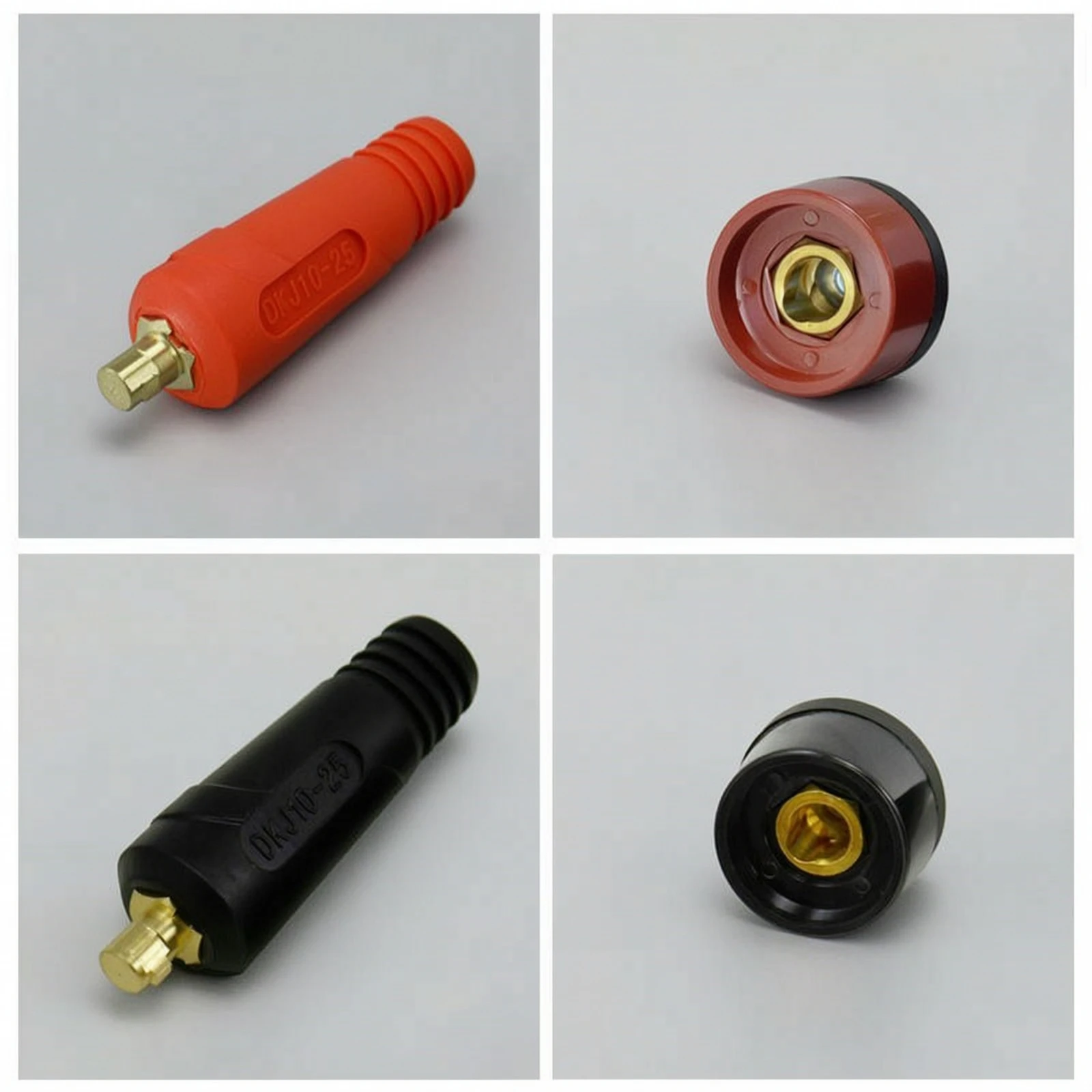 TIG Welding Quick Connect Four Piece Quick Connector Kit Welding Socket with Brass Contacts for Arc Welding