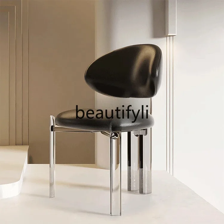 

Household, simple, desk stool minimalist acrylic dining table chairs transparent chair