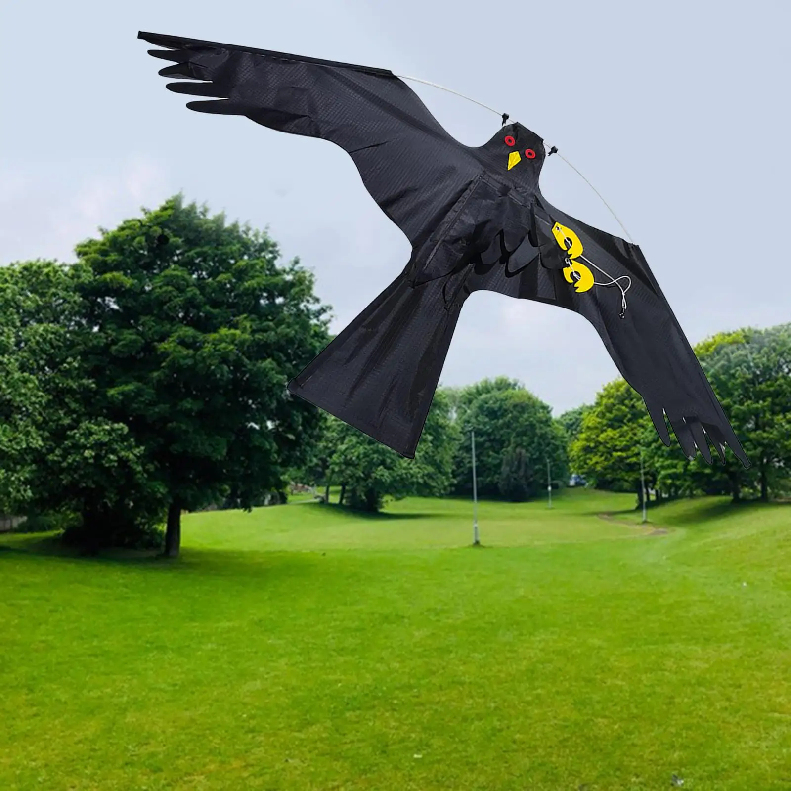 

Воздушный змей Flying Hawk, отпугиватель птиц, отпугиватель птиц, пугало для сада, двора, фермы