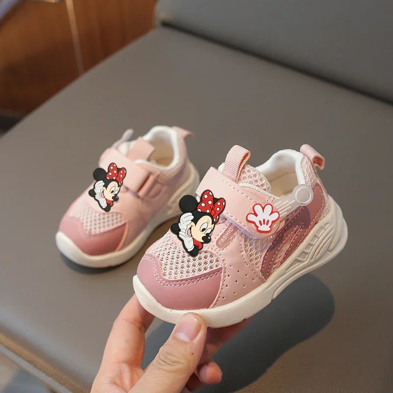 

Mickey Mouse girl boyBaby Toddler Shoes Soft Sole Casual Shoes Spring and Autumn Non-slip Cute Sneakers Disney Summer Winter