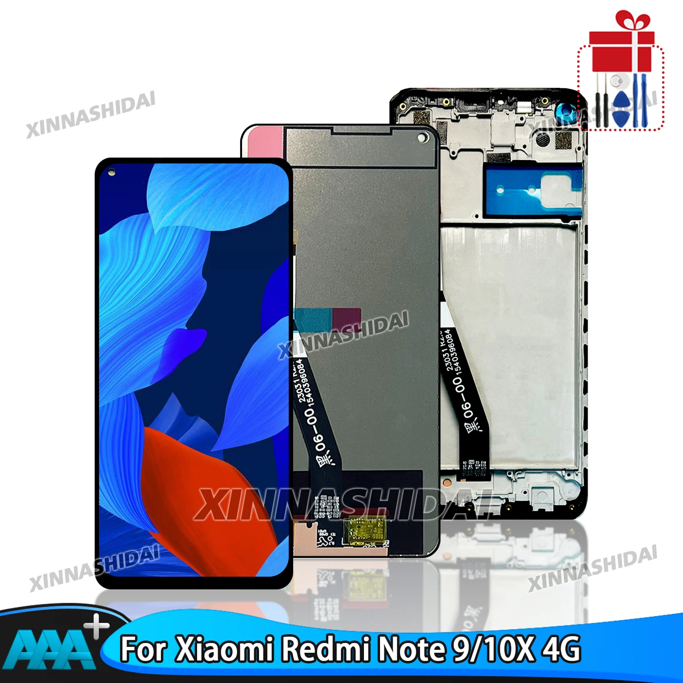Pantalla LCD TFT de Súper Calidad para XIAOMI Note 9/10X, Digitalizador de Pantalla Táctil con Marco para XIAOMI Note 9/10X