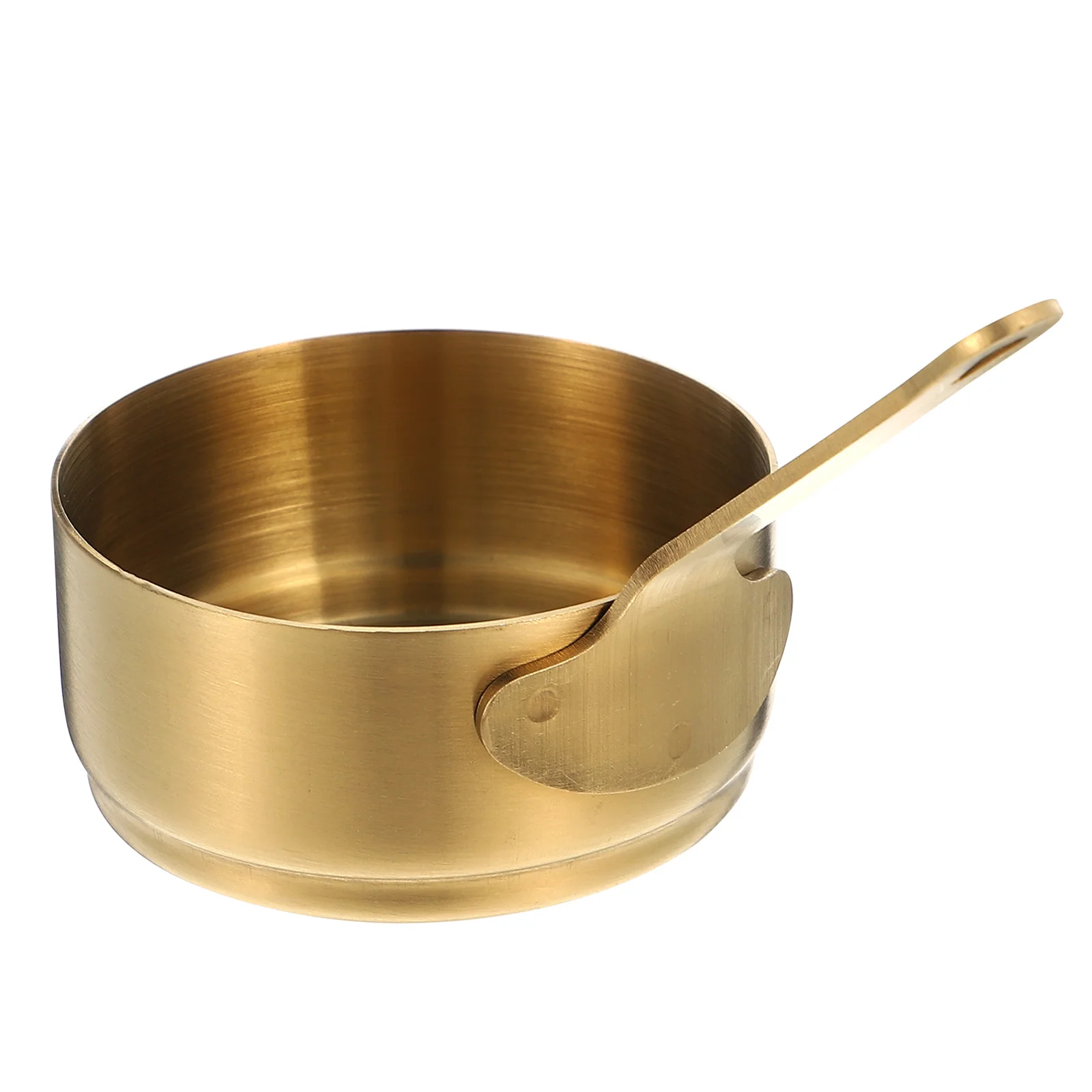 

Stainless Steel Sauce Cups 304 Gold Handle Large Size Vintage Condiment Container For Home Restaurant Practical Multi