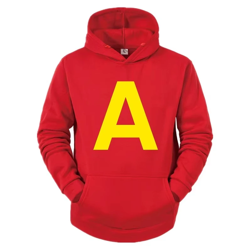 2026 New Design Chipmunk Print Hooded Sweatshirt - Same Style for Both Men and Women - Loose Fitted Hooded T-Shirt Top