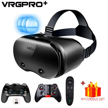 3D brýle pro virtuální realitu VR pro iPhone, Android, chytrý telefon, mobilní telefon, helmu, sluchátka s reálnými čočkami, brýle, zařízení 10 nejlepší prodej VR brýle - №4