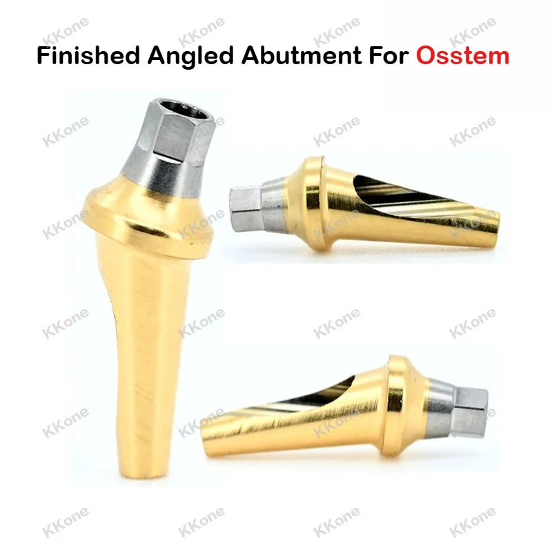 

10Pcs Finished Angled Abutment For Osstem Dental Implant Accessories Lab Supplies
