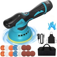 12V Cordless Car Polisher 8 Gears 380W Lithium Electric Polishing wating Machine For Repairing scars Wireless Sander Polish