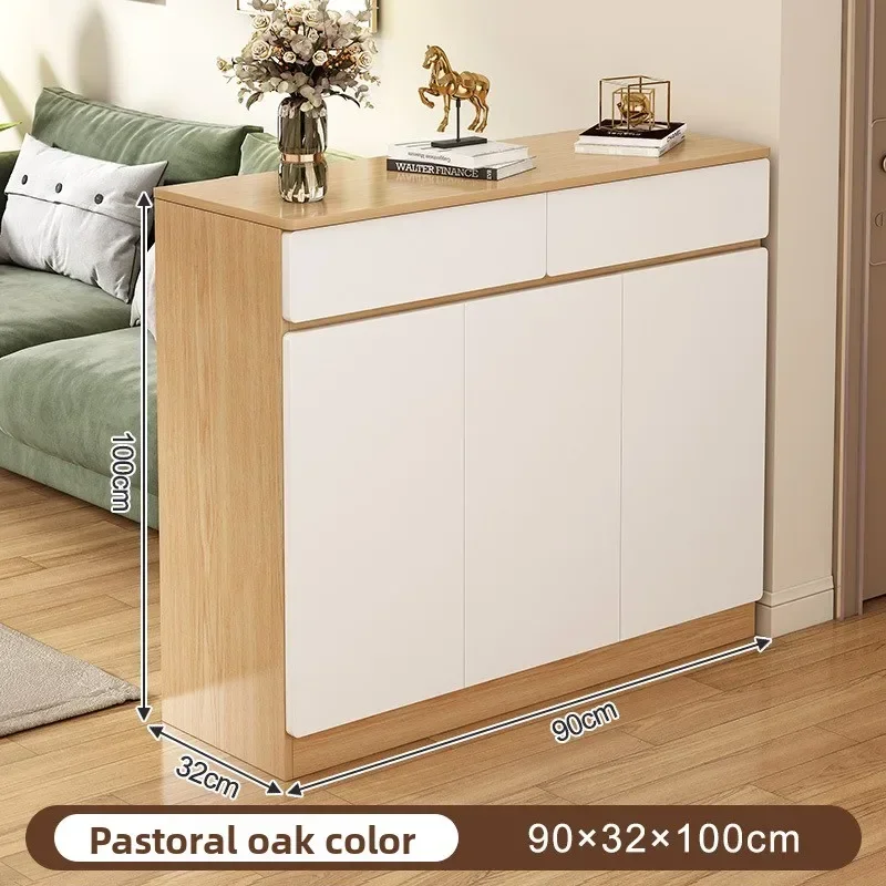 Firm The shoe cabinet is layered at the  after the door, and the shoe rack storage cabinet can be used for cross-border shelves.