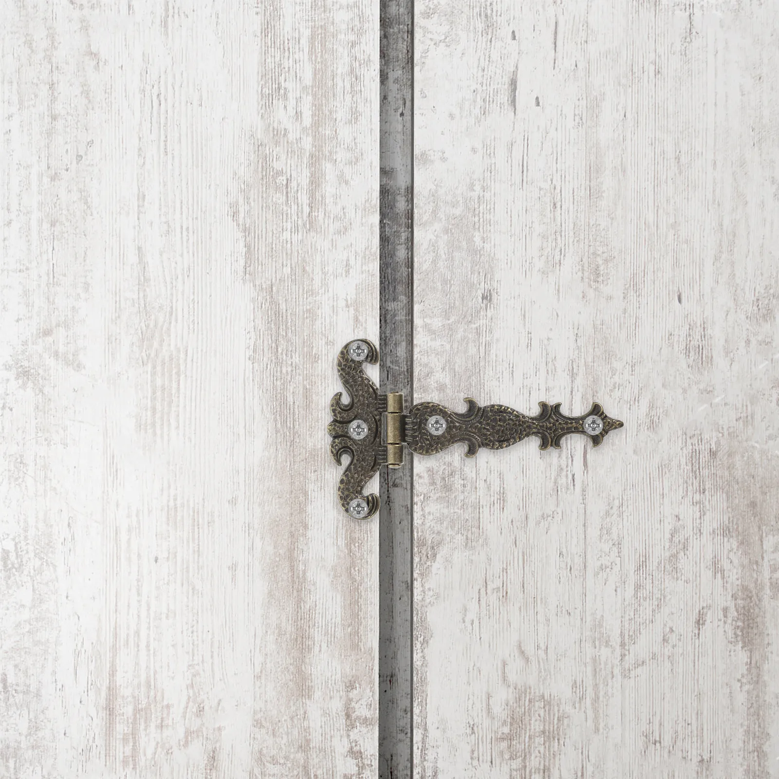 

Комплект винтажных дверных петель из цинкового сплава, съемные, усиленные, для шкафов, тумб и межкомнатных дверей