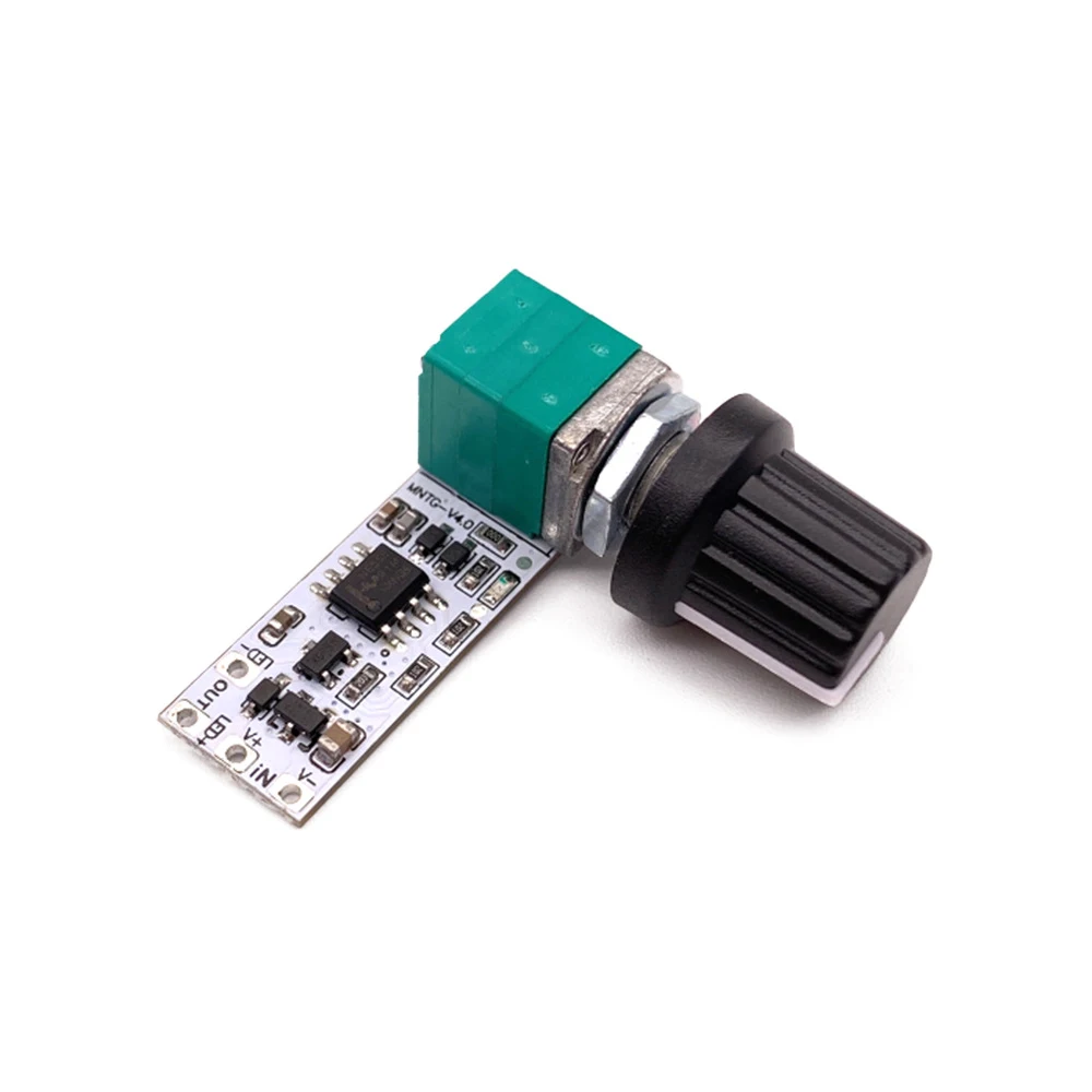 DC3.7-24V 1.5A LED Dimmer Constant Voltage Light Bar Microscope Live Fill Light Small Desk Lamp Potentiometer Stepless Module