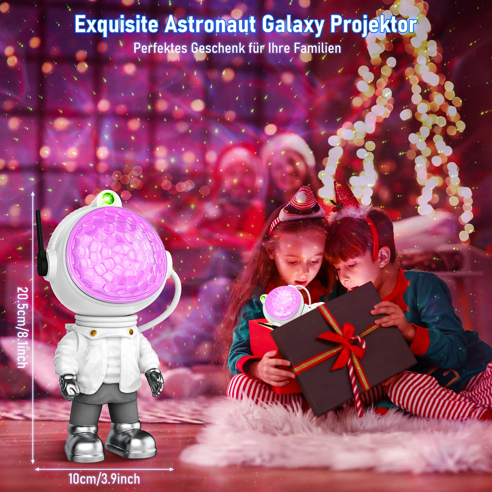 LED Star Projector Night Light Astronaut Galaxy Star Projectors Night Lamp Bedroom Decorative Night Lights For Children Gifts