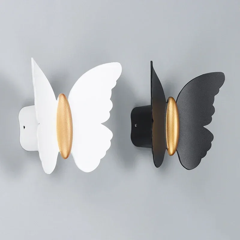 Creative Decorative Butterfly Wall Lamps LED Outdoor Waterproof IP65 Whole Room Living Room Home Wall Decoration Lights