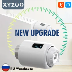 Tuya WiFi Radiator Thermostatic Valve Smart TRV Temperature Heating Actuator Programmable Thermostat APP Remote Control & Alexa