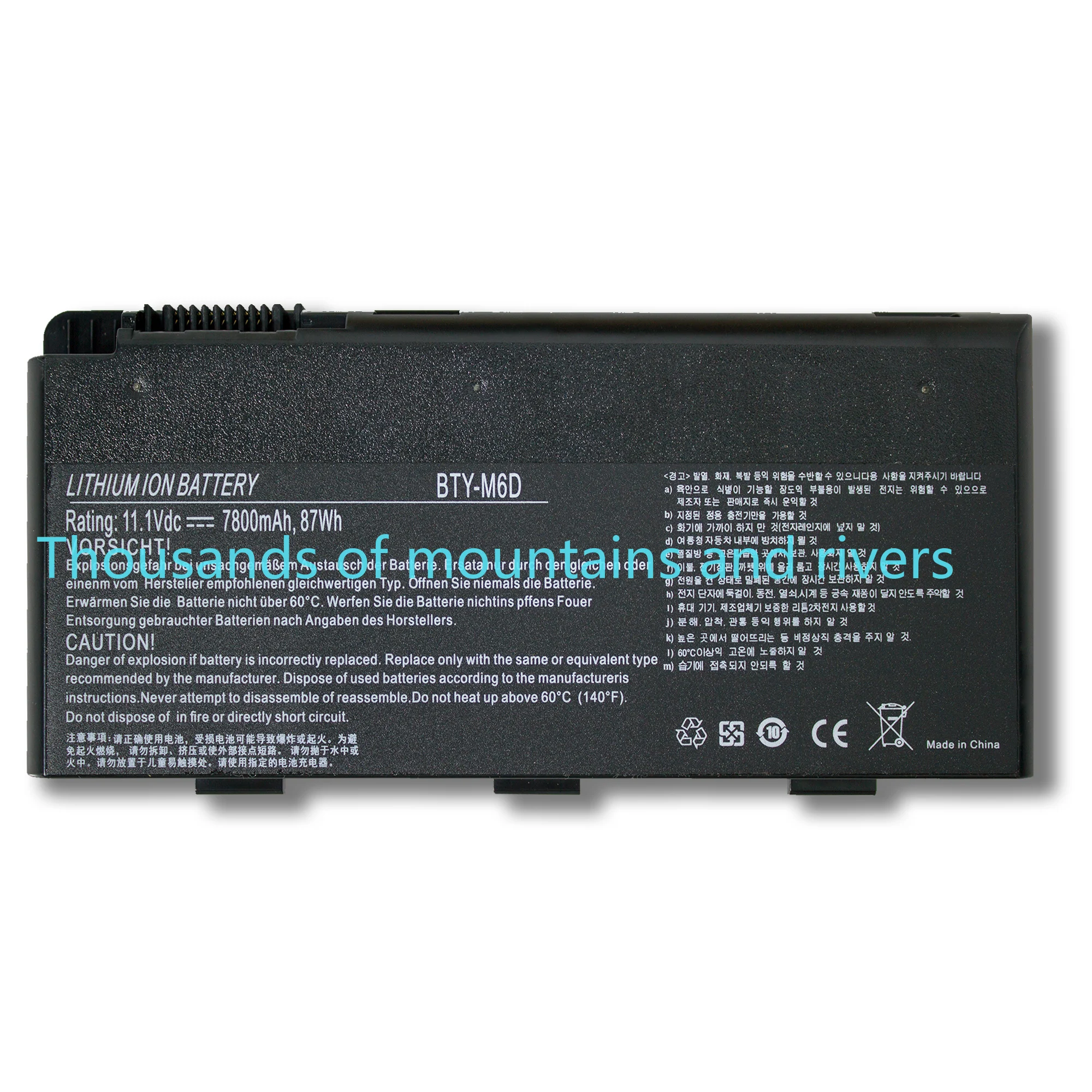 

Новая батарея для ноутбука BTY-M6D для ноутбука MSI GX660 GT680R GT783R 9CELLS GT60 GT70 GX780R GX680 GX780 GT780R GT660R GT663R