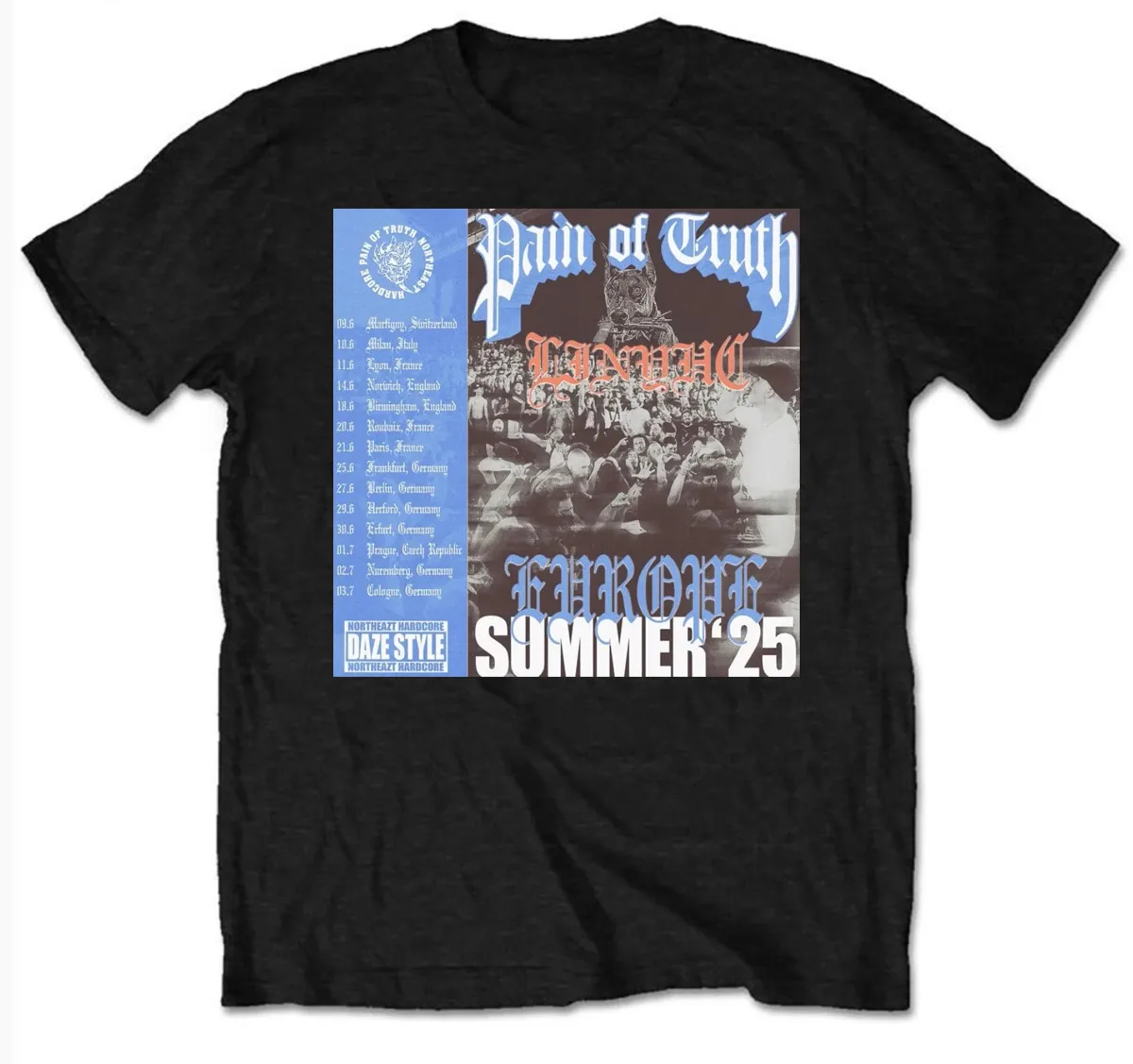 NEW PAIN OF TRUTH Tour 2025 Gift For Fan Full Size S to 5XL T-shirt QA281