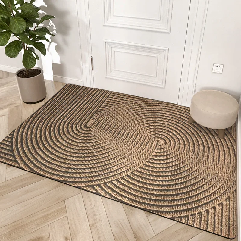 Home Scrape Door Mats Outdoor Indoor Dirt Trapper Mat Dustproof Non Slip Doorway Doormat for Entrance Front Door Floor Mat Entry