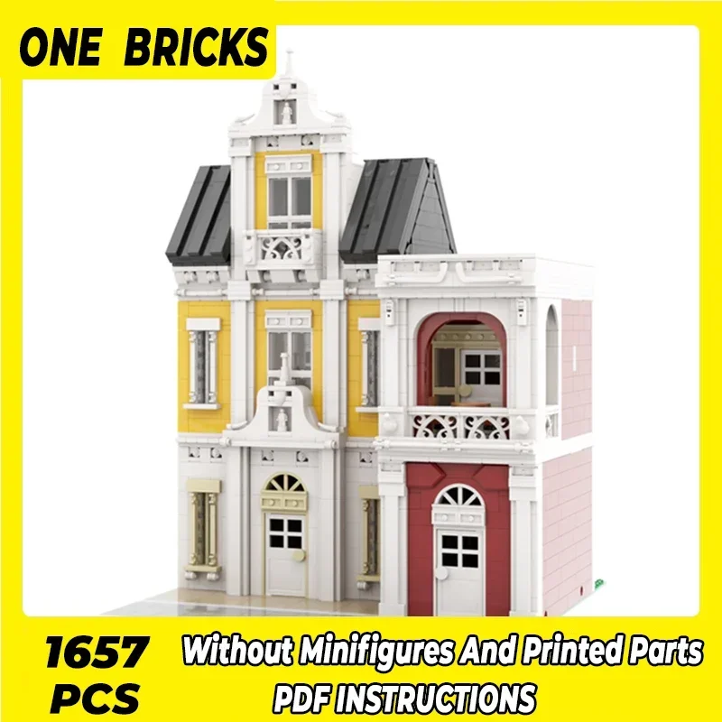 Moc Building Blocks Modular Street View Gardening Store Technical Bricks DIY Assembly Construction Toys For Childr Holiday Gifts