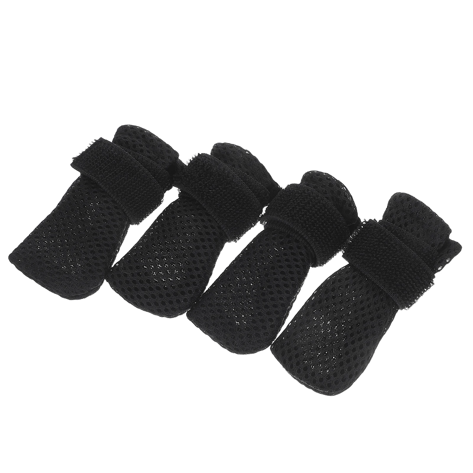 

4 Pcs Shoe Cover Dog Breathable Shoes Booties for Hot Pavement Cat Boots Cats Feet Polyester Bathing