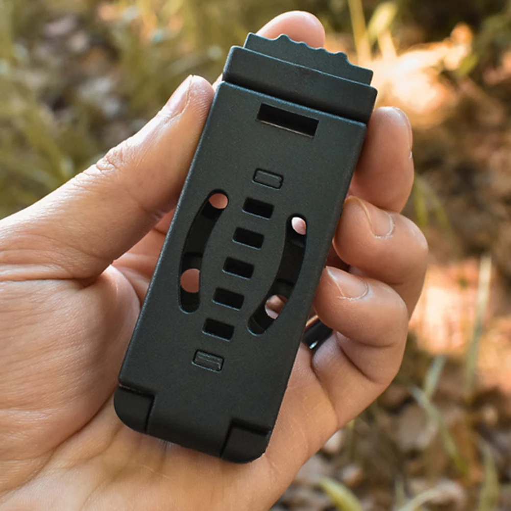 Lightweight Pocket Clip Outdoor K Sheath Scabbard Shell Waist Clamp Belt Clips for Holster Outdoor Multi EDC Tools