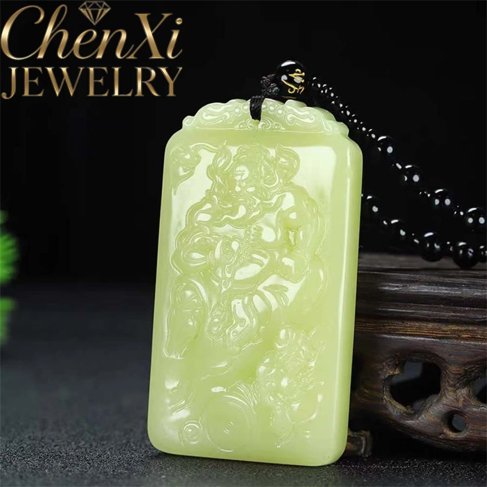 High-End Natural Hetian Jade Zhong Kui Nothing Brand Pendant Luxury Quality Jewelry Amulets And Mascots Exquisite Popular Gift