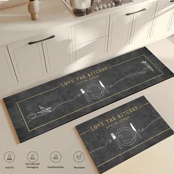 Anti Slip Kitchen Floor Mat,Water Absorbing Rug,Fashion Pattern Decoration Carpet,Multi Functional Door Mat,Bathroom Floor Mat