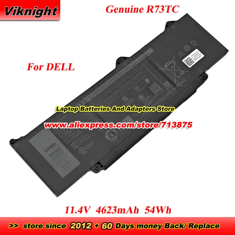 

Genuine R73TC Battery DR02P GRWKG GTG7N KDM9P V7TXF for DELL Latitude 3340 3440 3540 5340 2-in-1 5440 5540 Precision 3480 3580