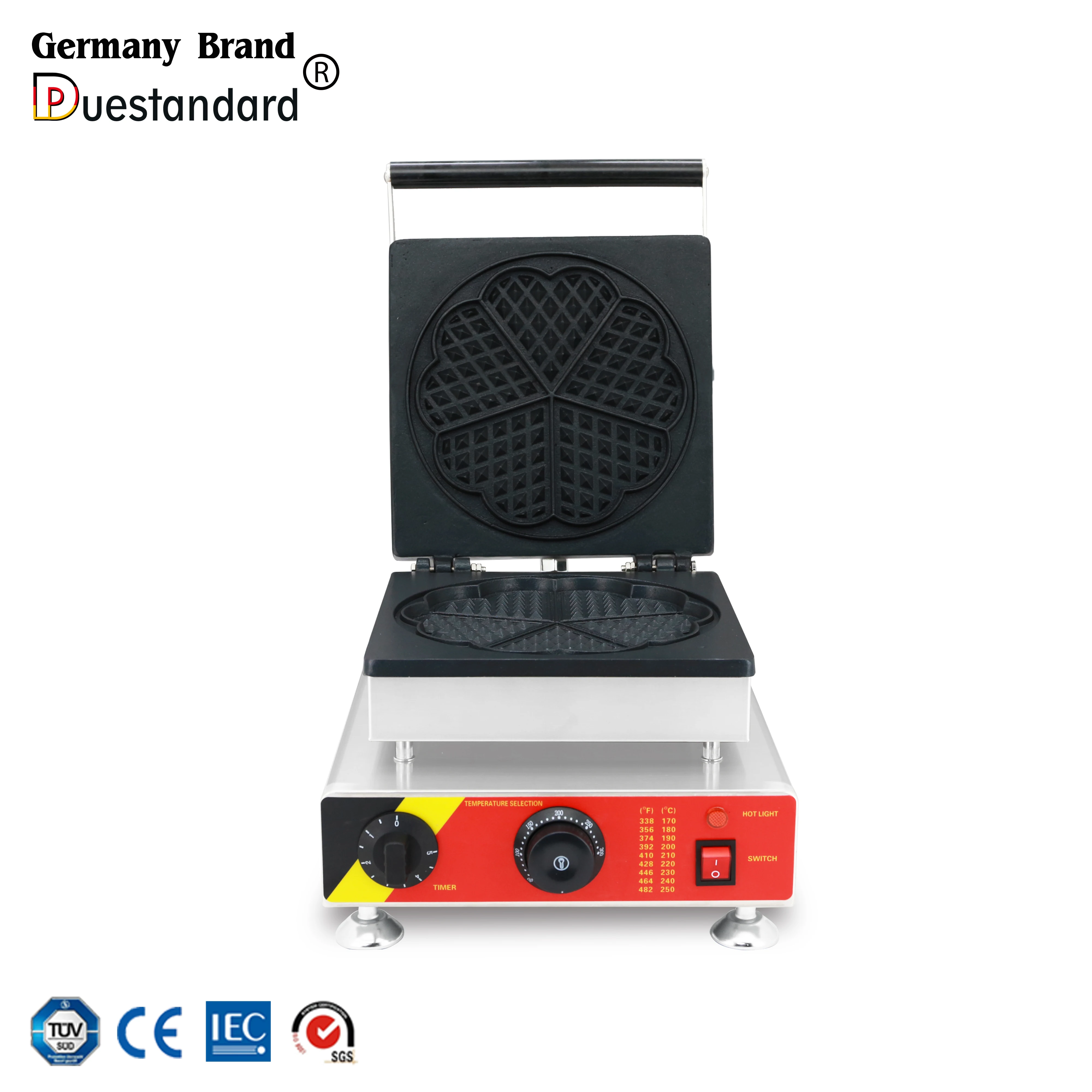 

Kitchen Catering Equipment Heart Shape Mini Waffle Making Maker Machine