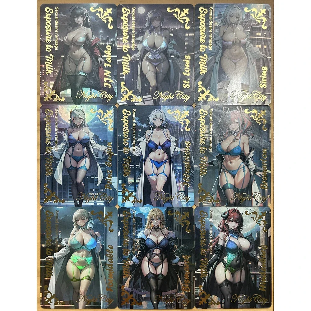 Anime Goddess Story DIY ACG Boy Games Toys Birthday Gifts Collectible Card Miku Fubuki Kochou Shinobu Yor Forger Demon Slayer