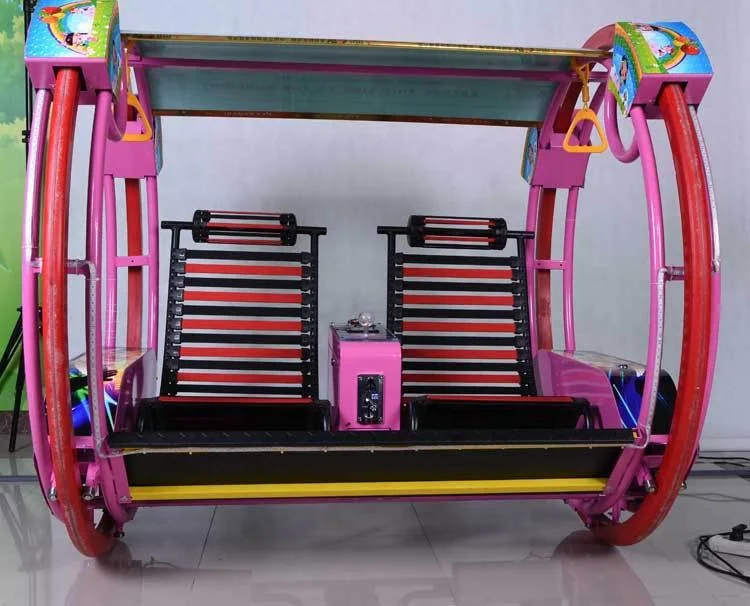 Factory Price Kids Game Machine 360 Degree Rotating Happy Le Bar Car Rolling Car