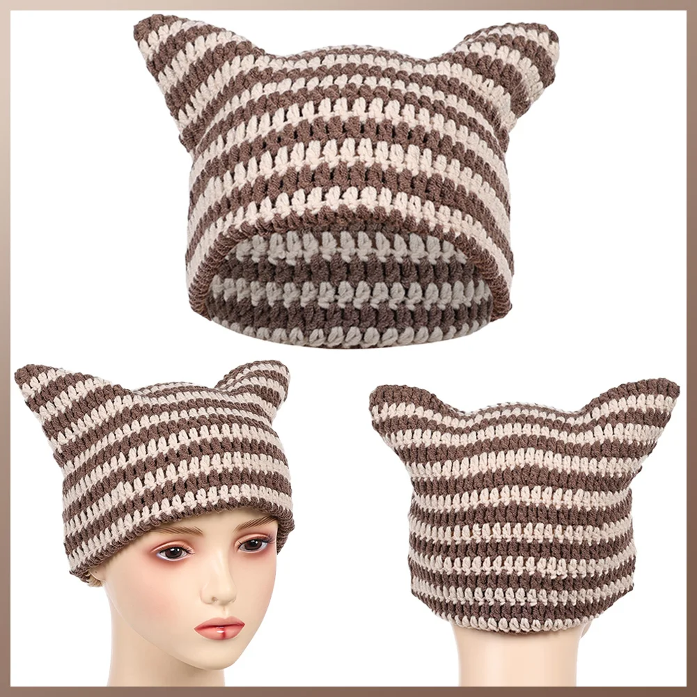 

Маскировка Eleven для женщин, вязаная шапка с ушками дьявола для косплея, 2025 TV ST 5, аксессуары для костюмов, женские ролевые игры, нарядное платье, реквизит для вечеринки