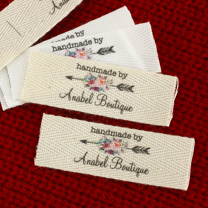 Custom Fabric Labels for Clothes, Twill RibbonLabels, Logo Labels, Sew Accessories, Ribbon Label, Name Tags, xw3510, 20x60mm