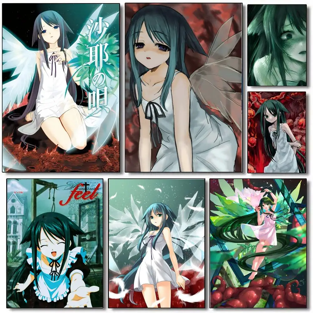 S-Saya No Uta The Song Of Saya Poster Sticky Painting Prints Wall Art Waterproof Home Living Bed Room Bar Cafe Aesthetic Decor
