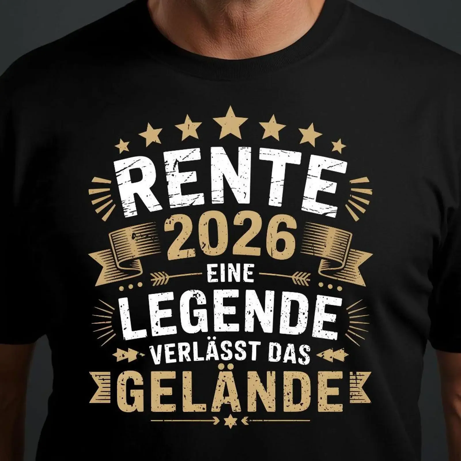 Rente 2026 Eine Legende Verlasst Das Gelande German Retirement T Shirt Retiree Farewell Present for Colleague Vintage  vintage