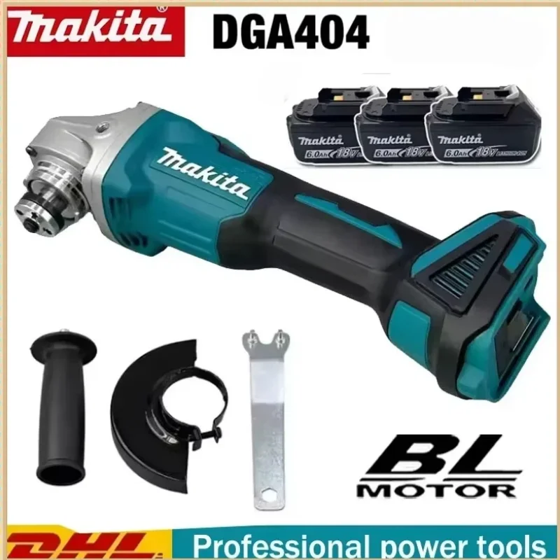 

Бесщеточная угловая шлифмашина Makita DGA404 100 мм для металла и дерева, аккумуляторная, для шлифовки, полировки и резки