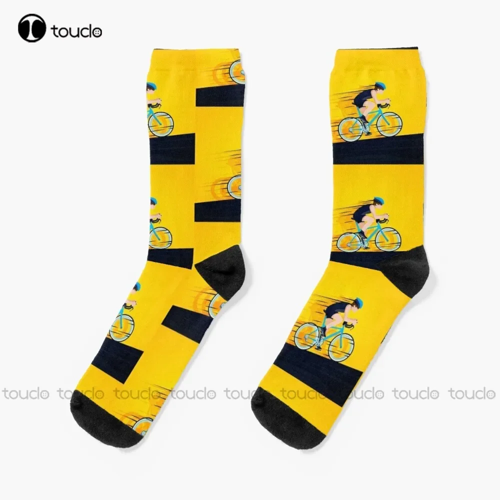 

Новые велосипедные носки, волейбольные носки, персонализированные носки унисекс для взрослых, популярные подарки