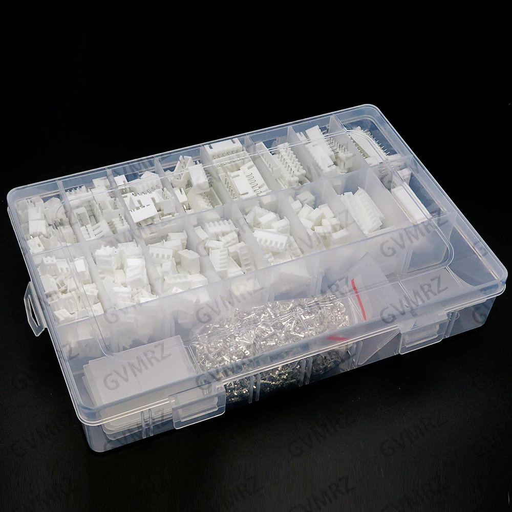 1330PCS xh2.54 2.5mm 2/3/4/5/6Pin Housing Male Female Pin Head Connector Adapter Plug Set Perfectly Compatible JST-XHP 7/8/10