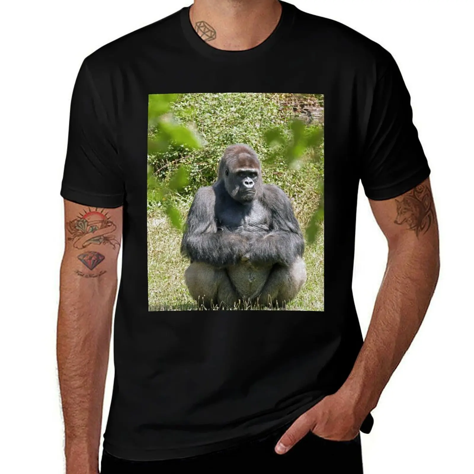 r3047/ Gorille dos argenté finition 2020 par Okaio Créations - Olavia&Olao T-Shirt Lightweight Hiking T-Shirt