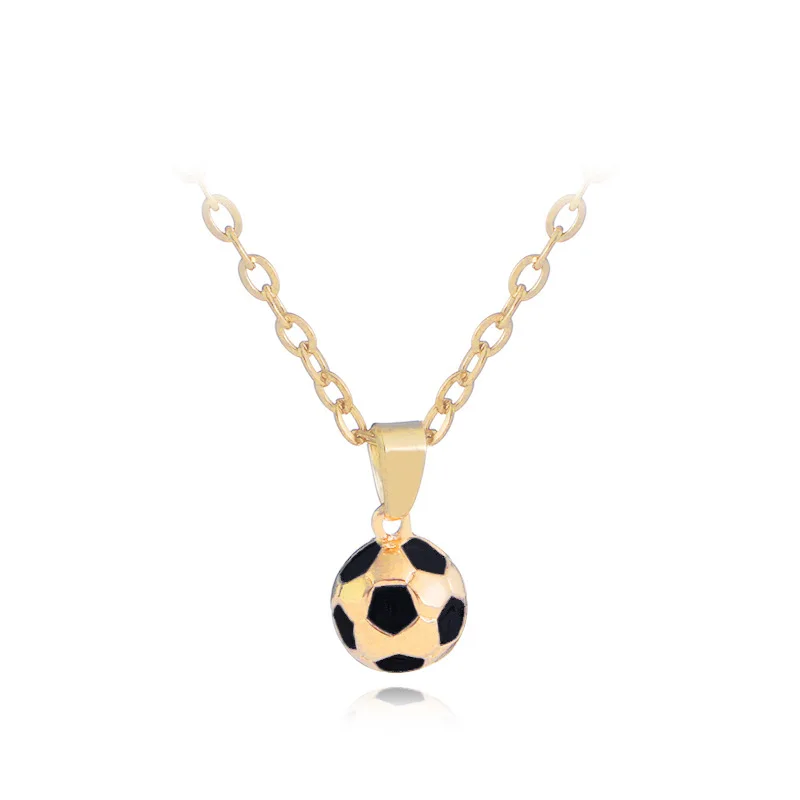 

Kitykiss World Cup Football Necklace 2025 Gold/Silver Plated Pendant Accessory, Fashionable Personalized Jewelry for Fans