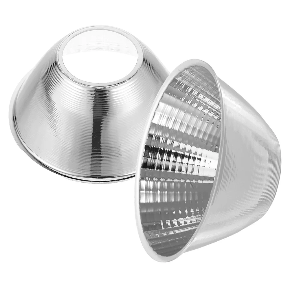 2Pcs Lighting Accessory Shade Replacement LED Reflector Cup for Spotlight Flashlight Focused Beam Long Term Use Indoor Outdoor