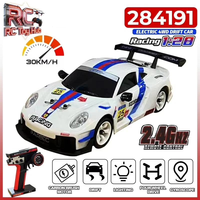 

WLtoys 28419 1:28 Scale 4WD Electric RC Drift Racing Car 2.4GHz Remote Control With Shock Absorption 4 Wheel Suspension For Kids