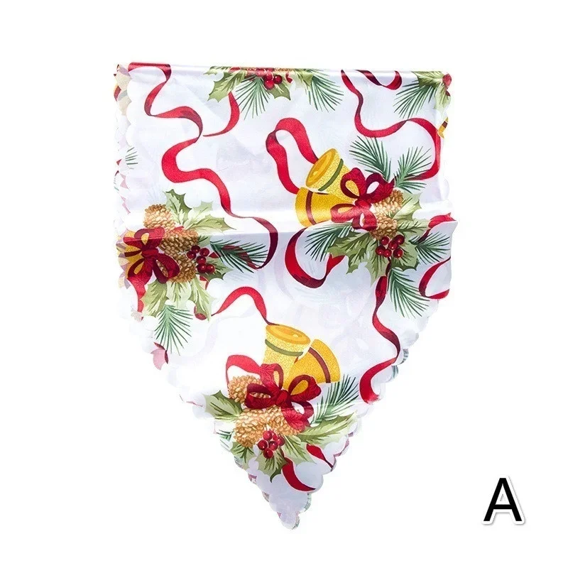 New Christmas Embroidered Printed Table Runner 35×180cm Xmas Table Flag Home Dining Tablecloth New Year Holiday Decor Supplies